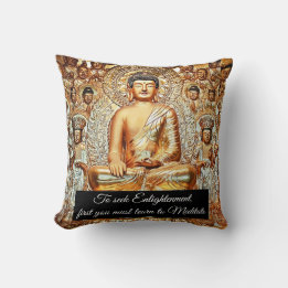 Seeking Enlightenment Throw Pillow