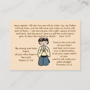 Seeking Jesus Calling Card