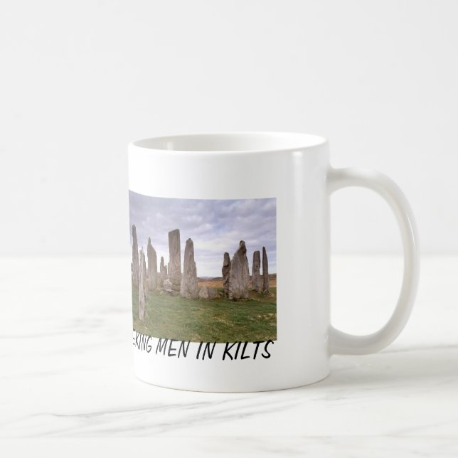 "Seeking Men in Kilts" Coffee Mug (Right)