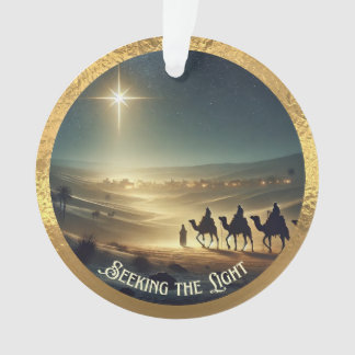 Seeking the Light Acrylic Ornament