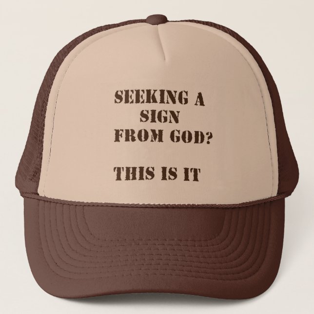 seeking trucker hat (Front)