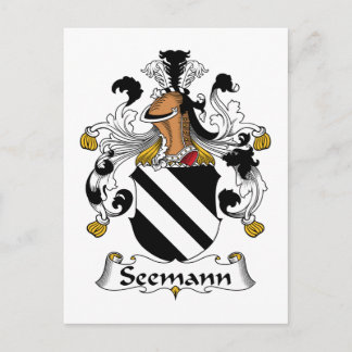 Seemann Family Crest Postcard