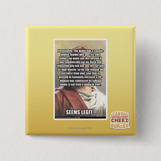 Seems Legit Pinback Button (Front)