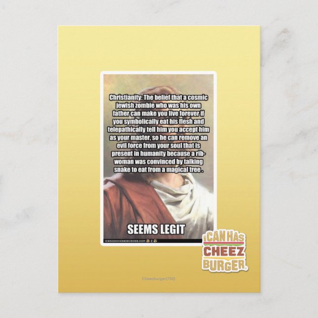 Seems Legit Postcard (Front)