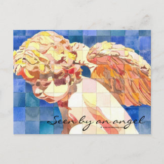 "Seen by an angel" Postcard