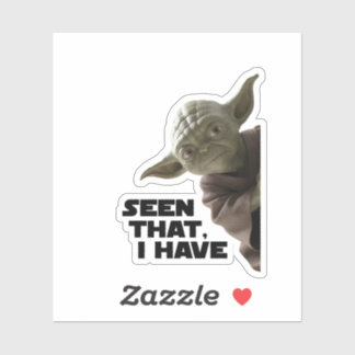 Seen that, I have. Funny Sci-Fi Jedi Meme Sticker