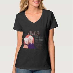 Seenager Citizen Funny Meme Senior Citizen Retired T-Shirt