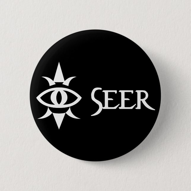 Seer Pinback Button (Front)