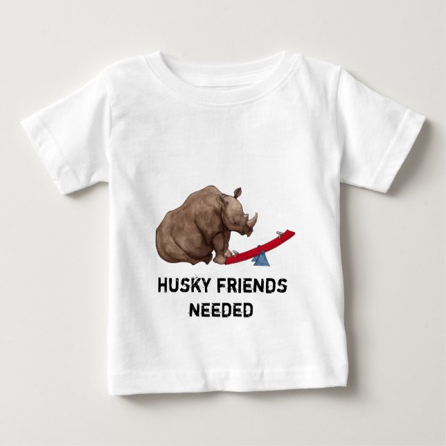 Seesaw Rhino Baby T-Shirt (Front)