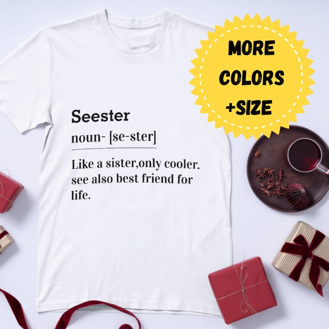 Seester Noun: A Sister, But Cooler  Tri-Blend Shirt (Seester Noun: A Sister, But Cooler - Hoodie/Shirt)
