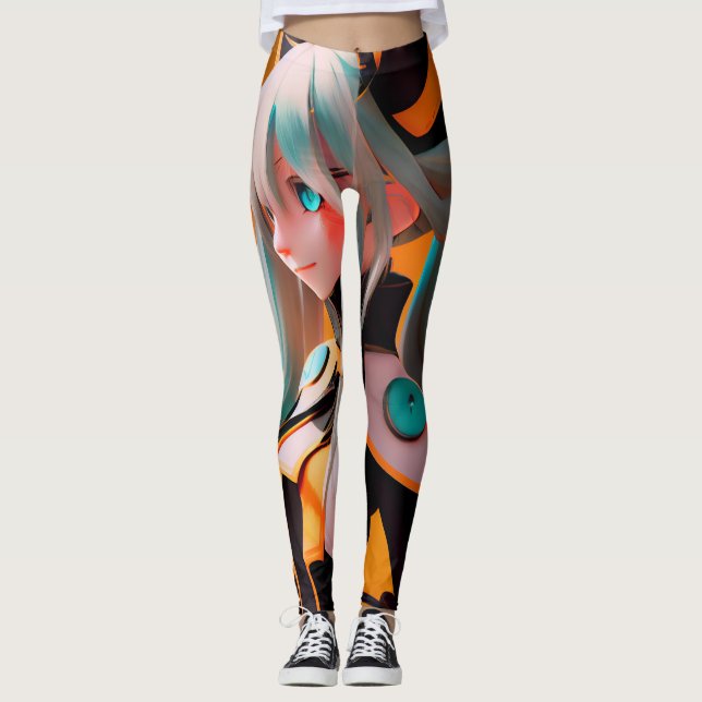SeeU Cosplay Miku Leggings (Front)
