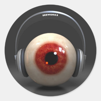 seeworks identity classic round sticker