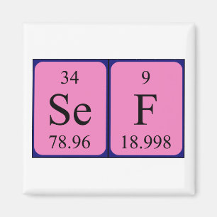 Sef periodic table name magnet
