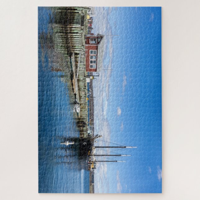 Segelschiff im Hafen von Halifax Puzzle (Vertical)