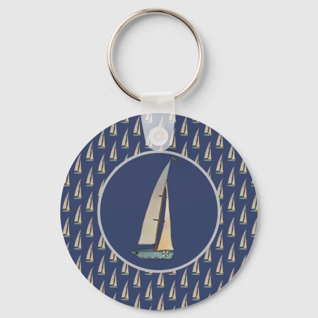 Segelschiff  schlüsselanhänger keychain (Front)