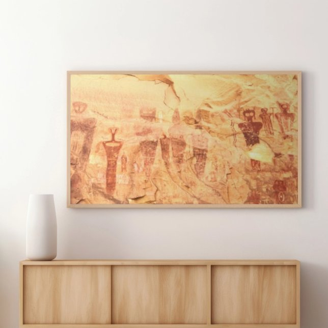 Sego Canyon Rock Art Utah Pictograph Canvas Print (Creator Uploaded)