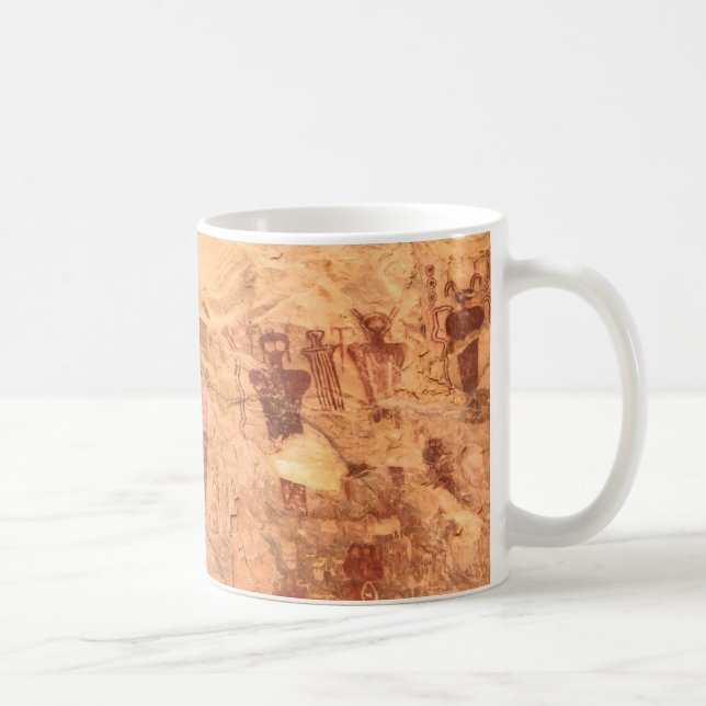 Sego Canyon Rock Art Utah Pictograph Coffee Mug (Right)