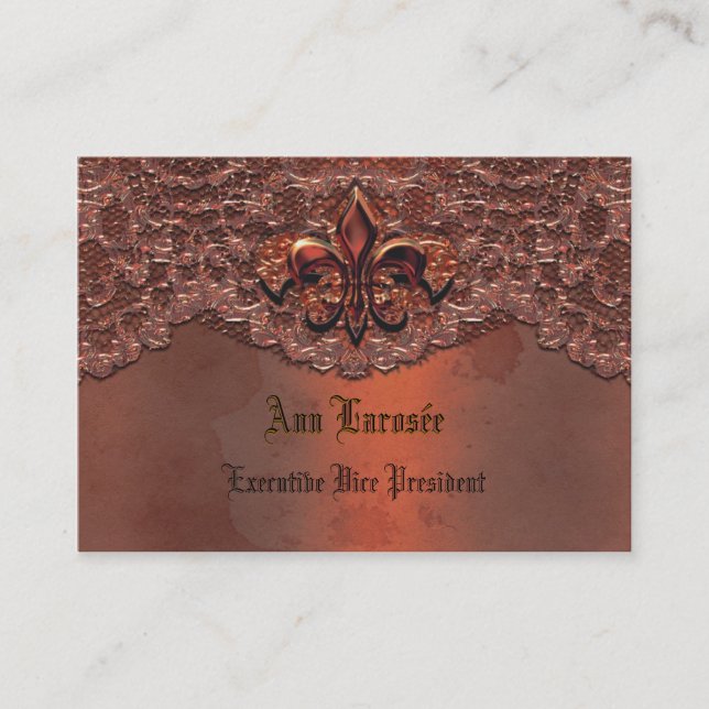 Segonzac Vintage  Customizable Business Card (Front)