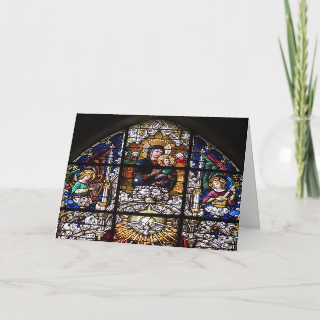 Segovia Spain Cathedral Christmas Greeting Card (Front)