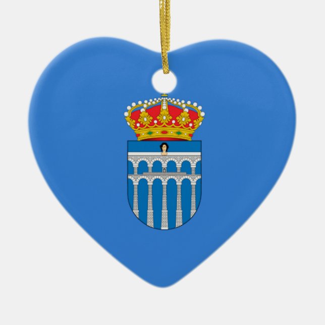 Segovia (Spain) Ceramic Ornament (Front)