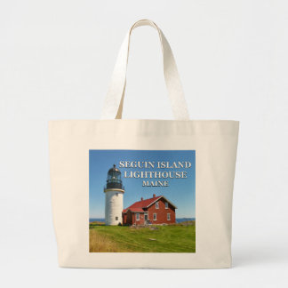 Seguin Island Lighthouse, Maine Jumbo Tote Bag