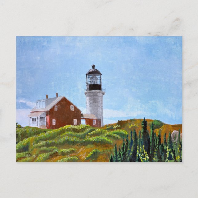 Seguin Island Lighthouse Postcard (Front)