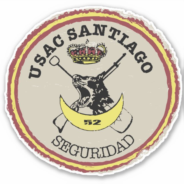 SEGURIDAD USAC SANTIAGO STICKER (Front)
