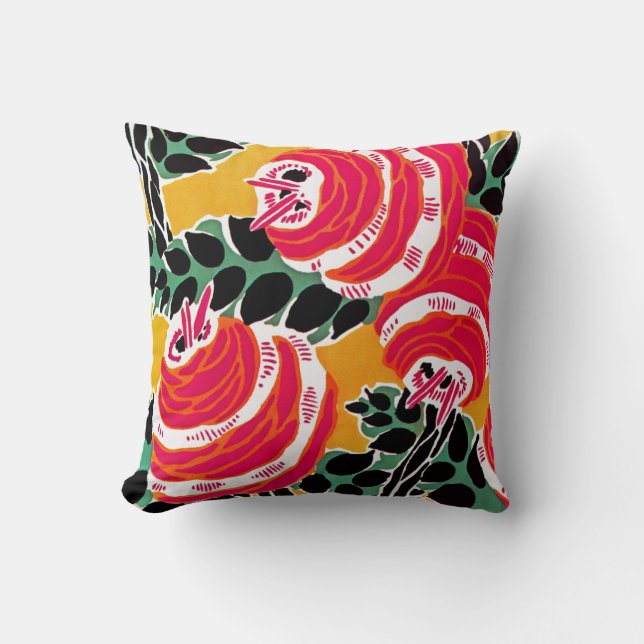 Seguy's Art Deco #10 at Emporio Moffa Throw Pillow (Front)