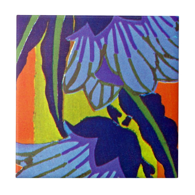 Seguy's Art Deco #4 at Emporio Moffa Ceramic Tile (Front)