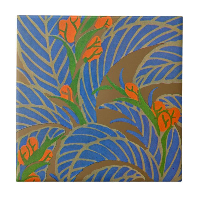 Seguy's Art Deco #9 at Emporio Moffa Ceramic Tile (Front)