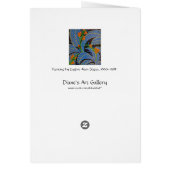 Seguy's Art Deco Tropical Night - Card (Back)