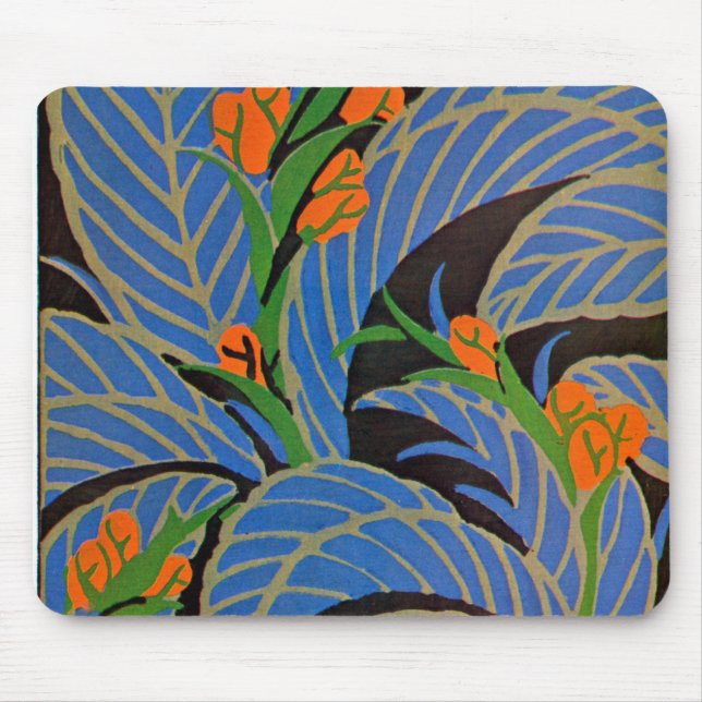 Seguy's Art Deco Tropical Night - Mousepad (Front)