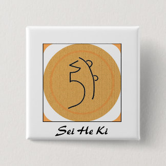 Sei He Ki Reiki Symbol Pinback Button