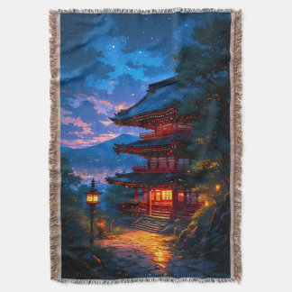 Seichi no Yoru (Sacred Night) Throw Blanket