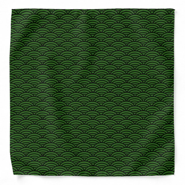 Seigaiha Pattern Bandana (Front)