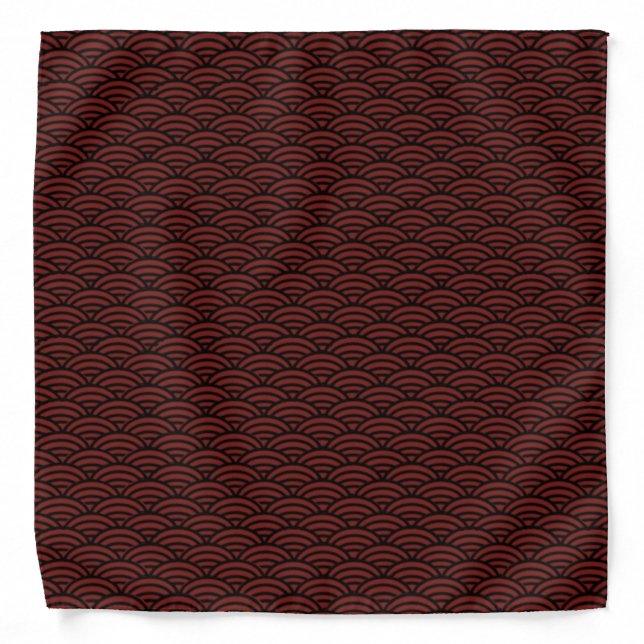 Seigaiha Pattern Bandana (Front)
