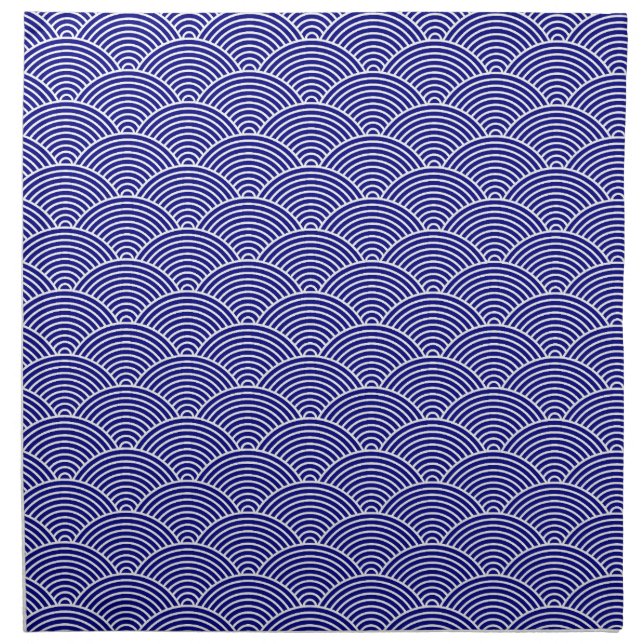 Seigaiha wave cloth napkin (Front)