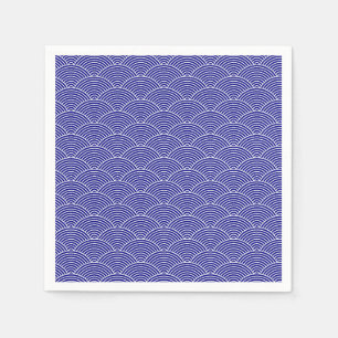 Seigaiha wave napkins