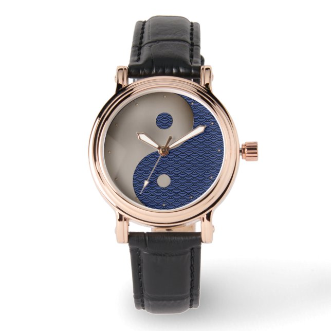 Seigaiha Yin Yang  Watch (Front)