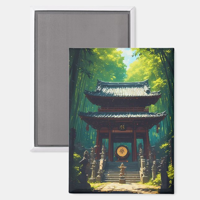 "Seijaku no Mon" – Gate of Tranquility Magnet (Front/Back)