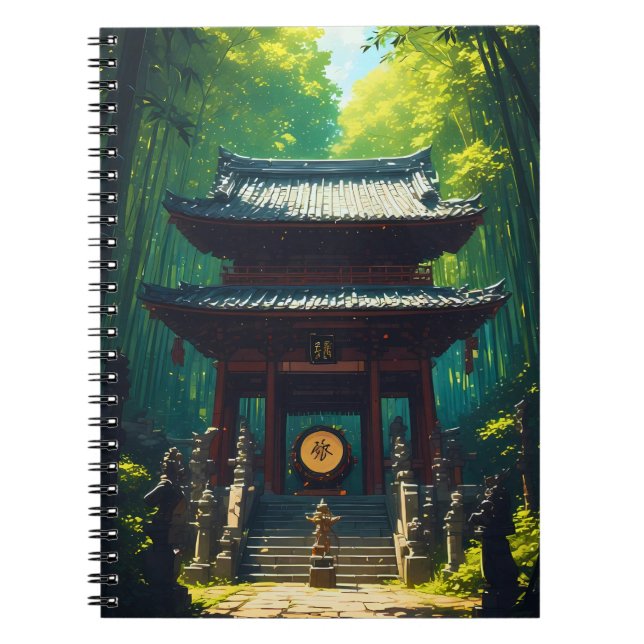 "Seijaku no Mon" – Gate of Tranquility Notebook (Front)