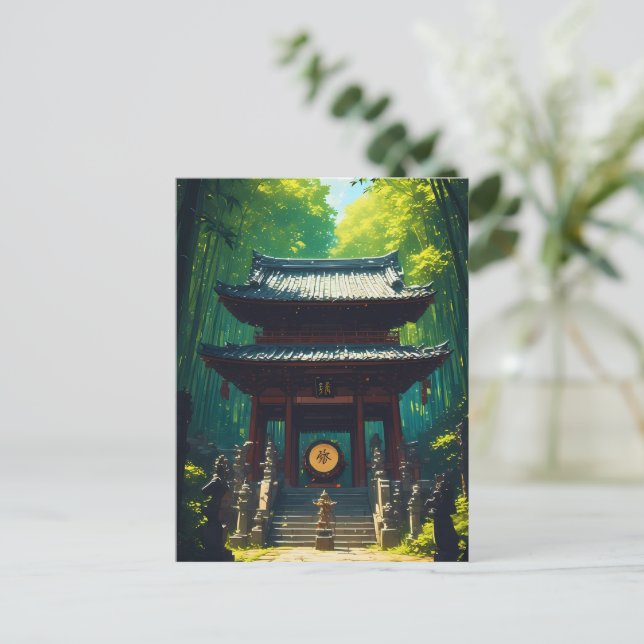 "Seijaku no Mon" – Gate of Tranquility Postcard (Standing Front)