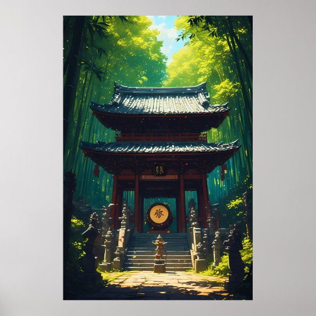 "Seijaku no Mon" – Gate of Tranquility Poster (Front)