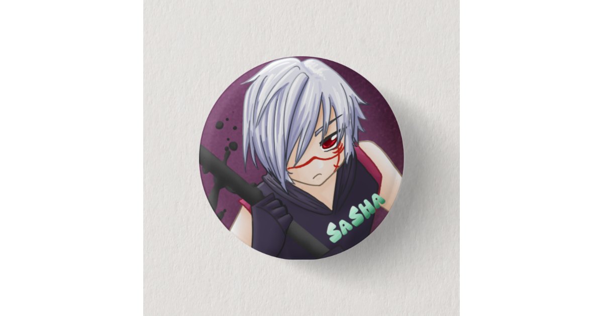 Seikon No Qwaser Sasha Pinback Button Zazzle Com