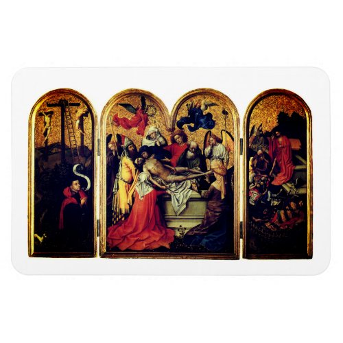 Seilern Triptych by Robert Campin Magnet