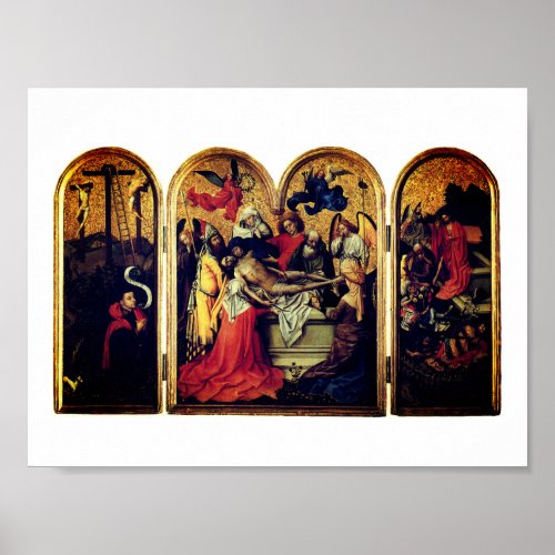 Seilern Triptych by Robert Campin Poster