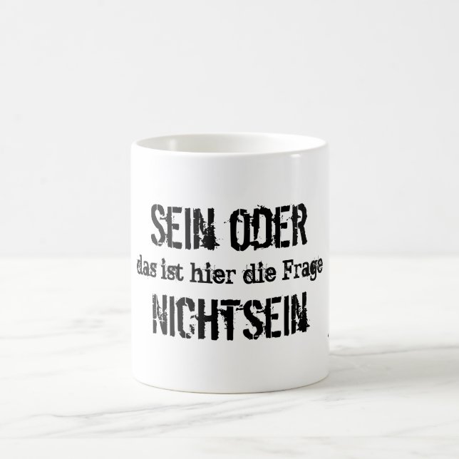 Sein oder Nichtsein Mug (Center)