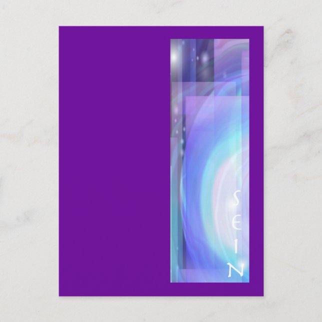 "sein" Postkarte Postcard (Front)