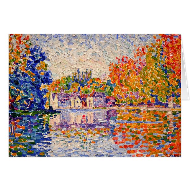 Seine by Paul Signac Cards (Front Horizontal)