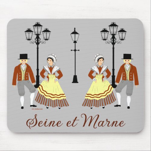 Seine et Marne France Mouse Pad